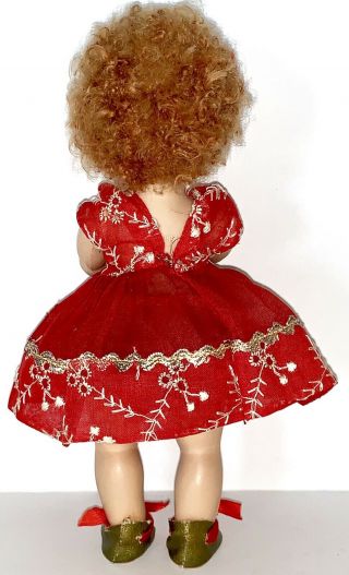 Vintage Vogue 1952 - Strung ‘Candee’ GINNY Doll With Reddish Caracul Wig - VHTF 9