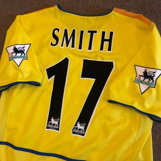 Leeds United 2002 2003 Football Shirt Retro Classic Vintage Nike Smith Soccer