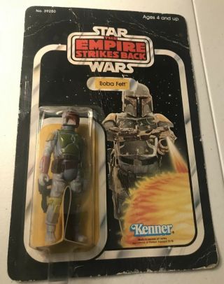 Vintage Star Wars Kenner 1980 Empire Strikes Back Esb Boba Fett Affordable Nr