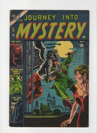 Journey Into Mystery 14 Fn,  6.  5 Vintage Marvel Atlas Comic Pre - Hero Horror 10c