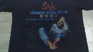 VTG 2001 Sade Lovers Rock Live Concert Tour T - Shirt Hip Hop Soul Indiesha 3