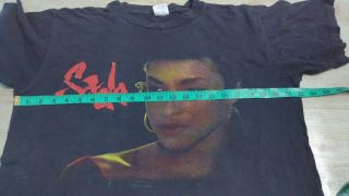 VTG 2001 Sade Lovers Rock Live Concert Tour T - Shirt Hip Hop Soul Indiesha 9