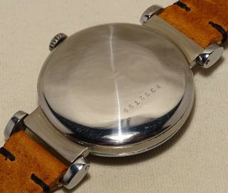 V.  Rare military 35 mm Vintage Doxa Antimagnetic with two tone dial 8