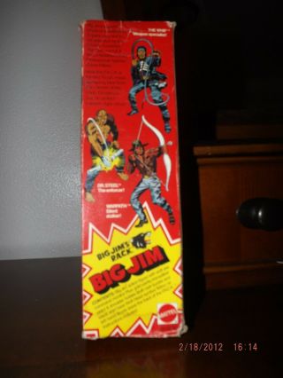 VINTAGE 1975 MATTEL BIG JIM WOLF PACK GOLD COMMANDER LEADER 9 