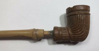 Vintage Peace Pipe Native American Partially Smoked SHIPS IN USA 4