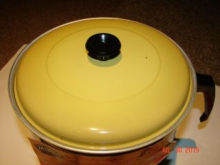 Vintage MIRRO Harvest Yellow Electric POP CORN POPPER - 4 QT M - 9235 - 45 4