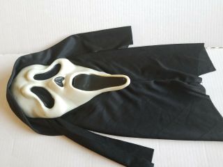 Scream Mask Fearsome Faces Cloth Hood Fun World Vintage Ghostface