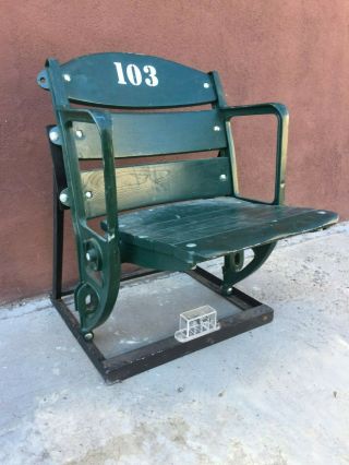 Vintage Stadium Wood Chair Chicago Cubs Wrigley Detroit Baseball Milwaukee Sox 