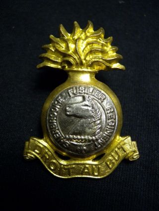 Sherbrooke Fusiliers Regiment C.  A.  S.  F.  Ww Ii Cap Badge 1940 M.  86 Canada Canadian