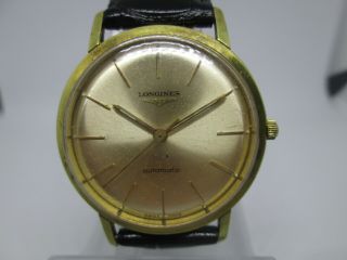 Rare Vintage Longines Cal.  320 Goldplated Automatic Mens Watch