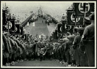 Adolf Hitler,  Cigarette Picture 131,  Printed In 1935
