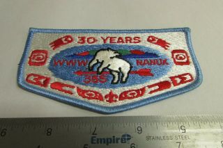 Vintage Bsa Western Alaska Council Oa 355 Nanuk 30 Year Colored Pocket Patch