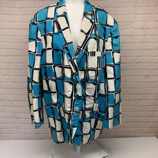 Vtg Sandwich Isles Cotton Sport Coat Jacket R 46 Men 