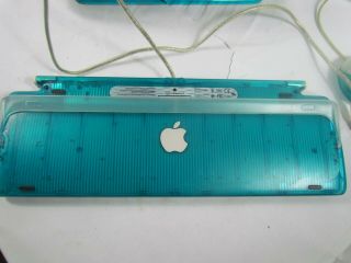 Vintage Apple iMac G3 M5521 1999 Blueberry Blue Mac OS X Complete System 4