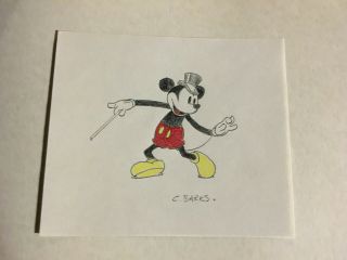 Walt Disney ' s Mickey Mouse In Color - RARE ' Gold Plate ' edition hardback 4