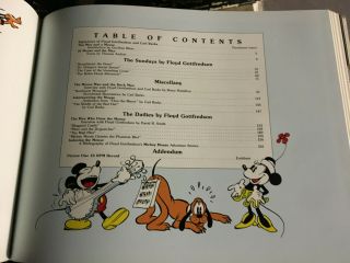 Walt Disney ' s Mickey Mouse In Color - RARE ' Gold Plate ' edition hardback 9
