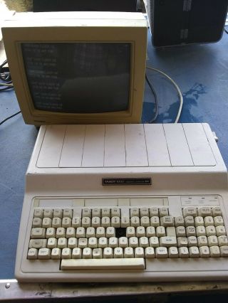 Vintage Tandy 1000 Personal Computer Ex 25 - 1050,  Tandy Cm - 5 Monitor 25 - 1043b