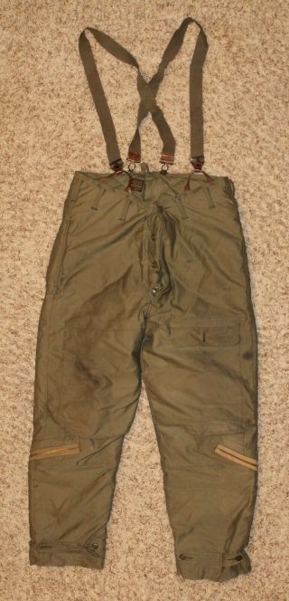 Wwii Us Army Air Forces Type A - 8 Trousers Air Corps
