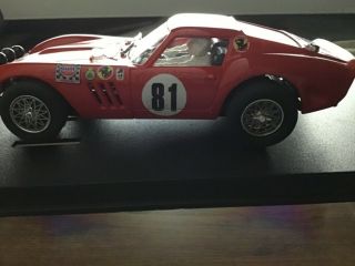 Vintage 1/32 Slot Car Pink Kar Cv052 Ferrari 250 Gto Rallye Dgerona Rojo