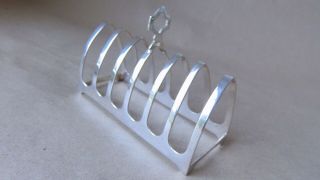 VINTAGE STERLING SILVER SIX - DIVISION TOAST RACK 1933 2