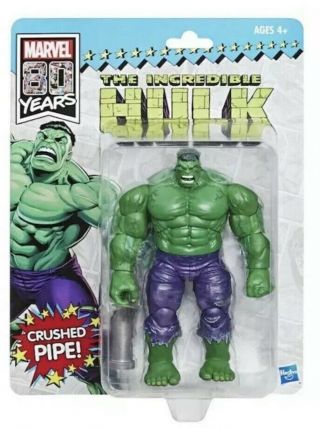 Sdcc 2019 Exclusive Marvel 80th Anniversary Vintage Hulk - In Hand -