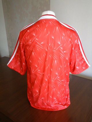 LIVERPOOL 1989 adidas Home Shirt LARGE ADULTS Rare Old Vintage Trefoil 2