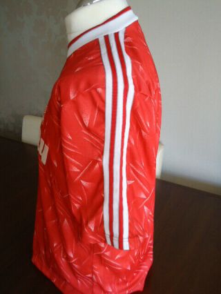 LIVERPOOL 1989 adidas Home Shirt LARGE ADULTS Rare Old Vintage Trefoil 6