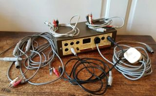 Vintage Quad 33 Pre Amp Control Unit.  Boxed.  Order.  All Wires.  VGC.  Ect. 3