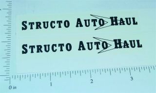 Structo Auto Haul Transporter Sticker Set St - 008