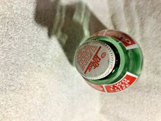 Vintage Dr Pepper 2 Liter Green Glass Bottle in w/ Cap 5