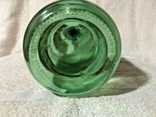 Vintage Dr Pepper 2 Liter Green Glass Bottle in w/ Cap 6