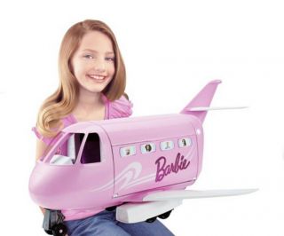 Barbie Pink Passport Glamour Jet Plane Gift Girls Toys Airplane