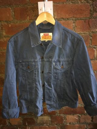 Vintage Rare White Label Blue Denim Levis Jacket