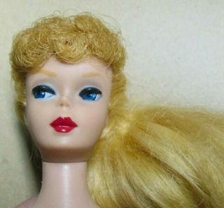 Vintage 1960 ' s Mattel Blonde Ponytail 5 Barbie Doll 7