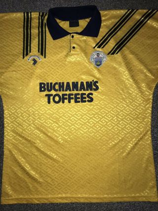 Greenock Morton Away Shirt 1991/92 42/44 Chest Rare And Vintage