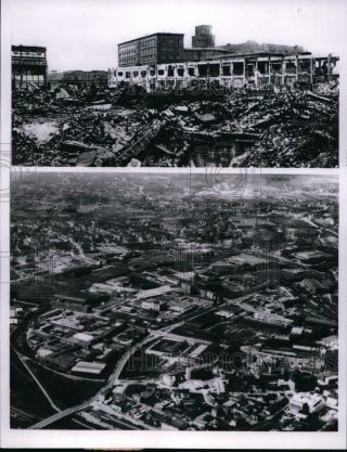1967 Press Photo Krupp Plant After End Of World War Ii And 20 Years After