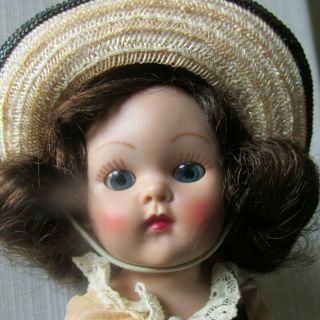 VINTAGE VOGUE GINNY DOLL BERYL Painted Lashes,  43 - NON WALKER - 1953 - W/ BOX 2