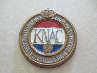 Vintage Dutch car badge - Royal Dutch Automobile Club - KNAC - The Netherlands 4