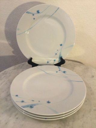 Vintage Vista Alegre Portugal Porcelain " Mistral " 4 Dinner Plates.  Disc 1995 - 2000