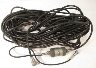 Vintage 100’ Belden 8412 Screw On Microphone Cable W/ Shure A86a Transformer