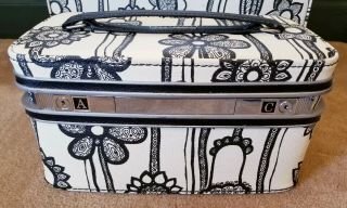 Vintage Samsonite Fashionaire Flower Power Train Case Suitcase Luggage 3