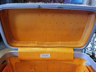 Vintage Samsonite Fashionaire Flower Power Train Case Suitcase Luggage 4