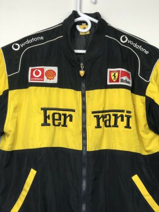 F1 FERRARI Racing Team Jacket Michael Schumacher VTG Marlboro Formula XXL 2XL 2