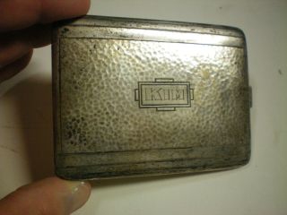 1937 Sterling Cigarette Case Chicago Rugby Club