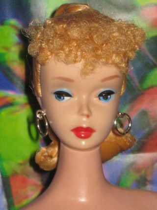 Vintage Light Blonde 4 Ponytail Barbie.