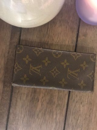 VINTAGE LOUIS VUITTON MONOGRAM BI FOLD WALLET CHECKBOOK 2