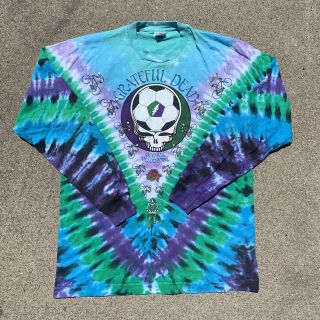 Vintage Grateful Dead 1990 La Olympic Velodrome Soccer T - Shirt Dead And Company