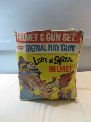 Vintage 1966 Lost In Space Remco Helmet & Signal Ray Gun Box Only