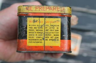 1920 ‘s - 1930s Vintage Western Auto lamp Bulb tin box nos ge Ford gm c 7