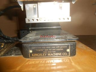 Vintage Kingsley Machine Hot Foil Stamping Machine 8